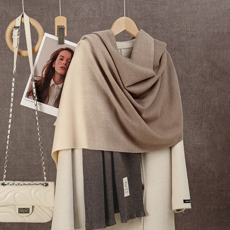 New 2024 Gradient Cashmere Sca - Woven Scarf Blanket 评论和价格