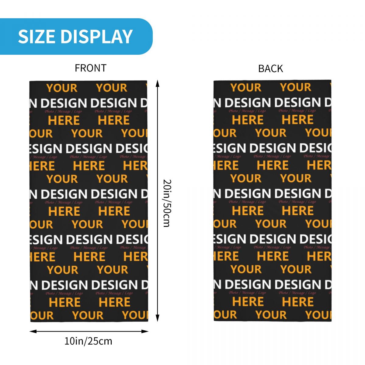 Custom Your Design Here Bandan - Neck Warmer Tube 评论和价格