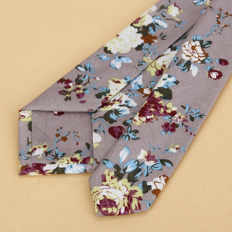 Brand New Floral Tie for Men's - Skinny Tie Men 评论和价格