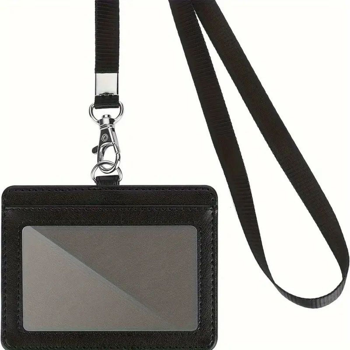1 pc Horizontal ID badge holde - Lanyard Badge Holder 评论和价格