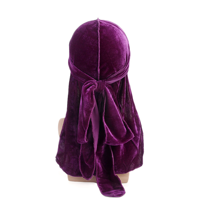 New Luxury Men's Velvet Durags - Bandana Doo Rag 评论和价格