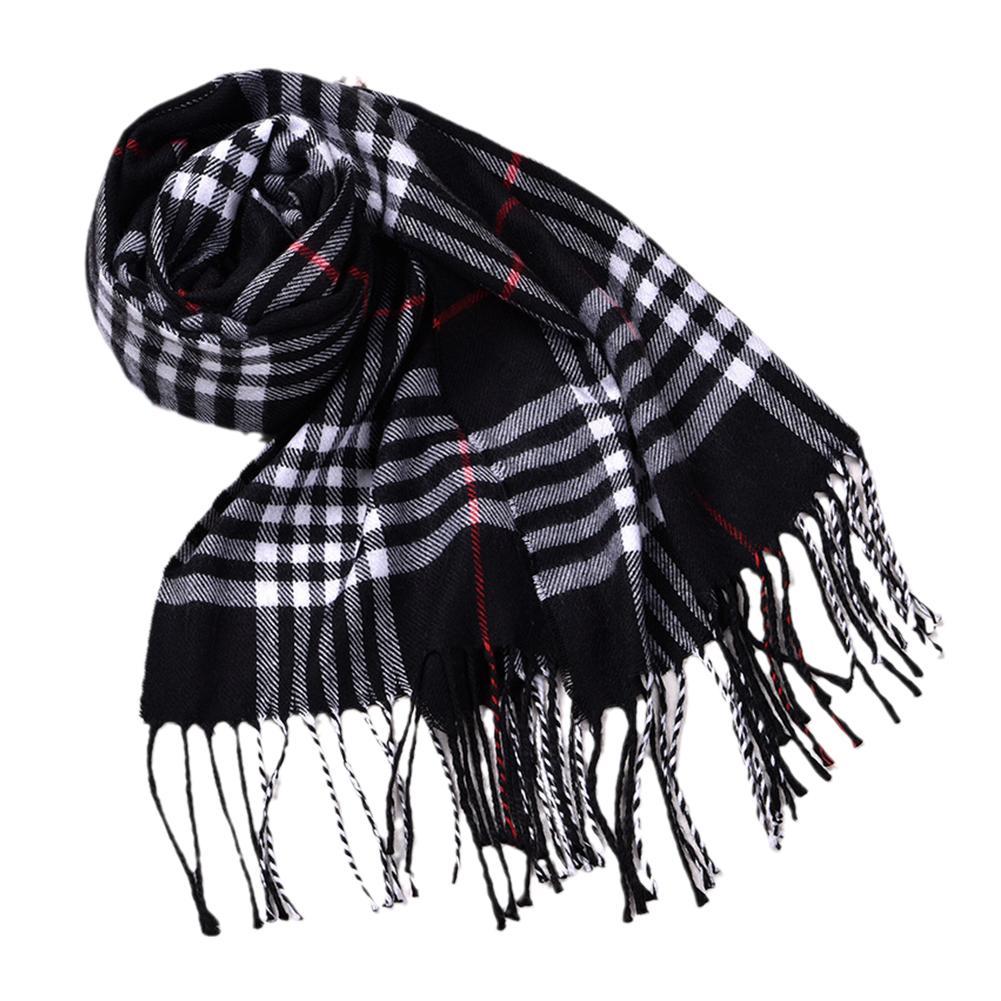 British Style Winter Scarves F - Muffler Men Wool 评论和价格