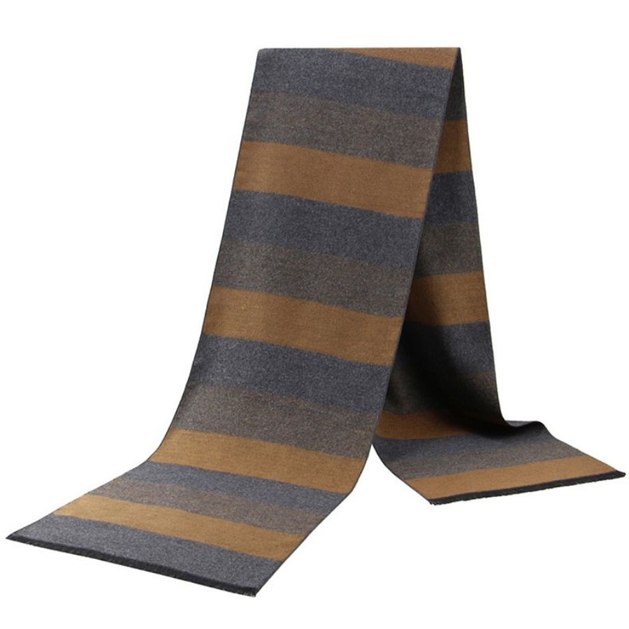 1pc Winter Scarf For Men Check - Muffler Men Wool 评论和价格