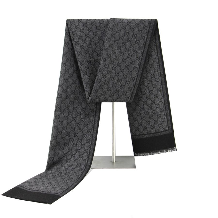 1pc Winter Scarf For Men Check - Muffler Men Wool 评论和价格