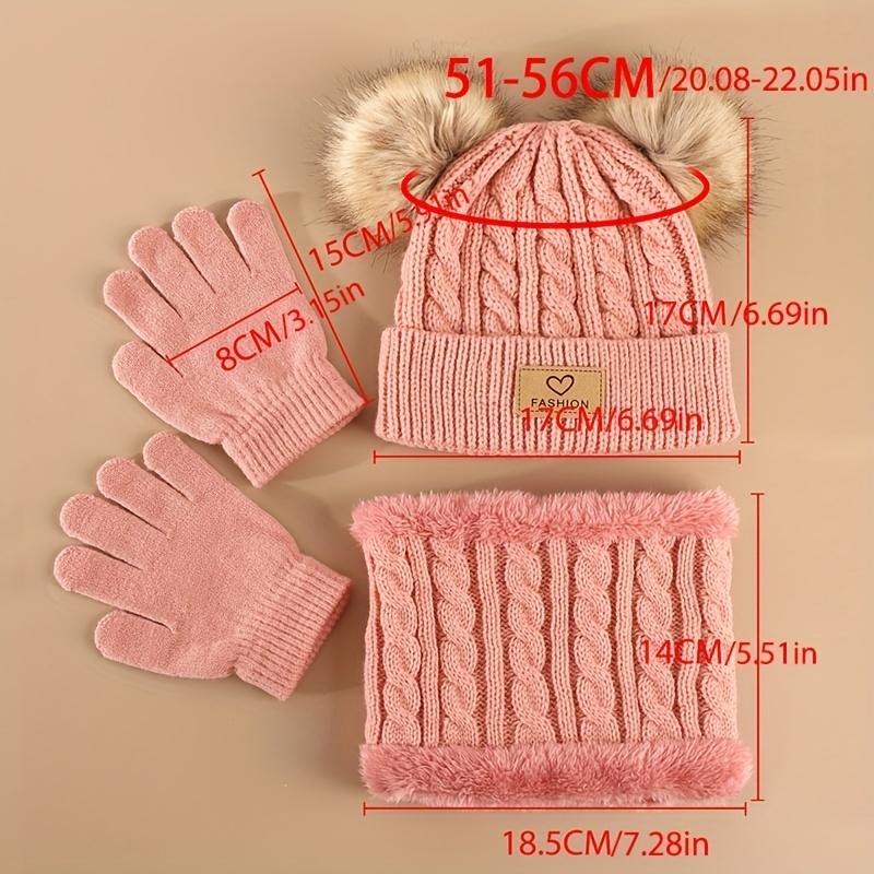 Toddler Kids Pom Pom Decor Bea - Infinity Scarf Knit 评论和价格