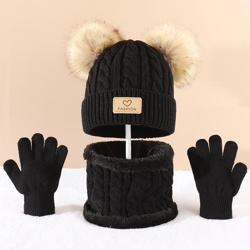 Toddler Kids Pom Pom Decor Bea - Infinity Scarf Knit 评论和价格