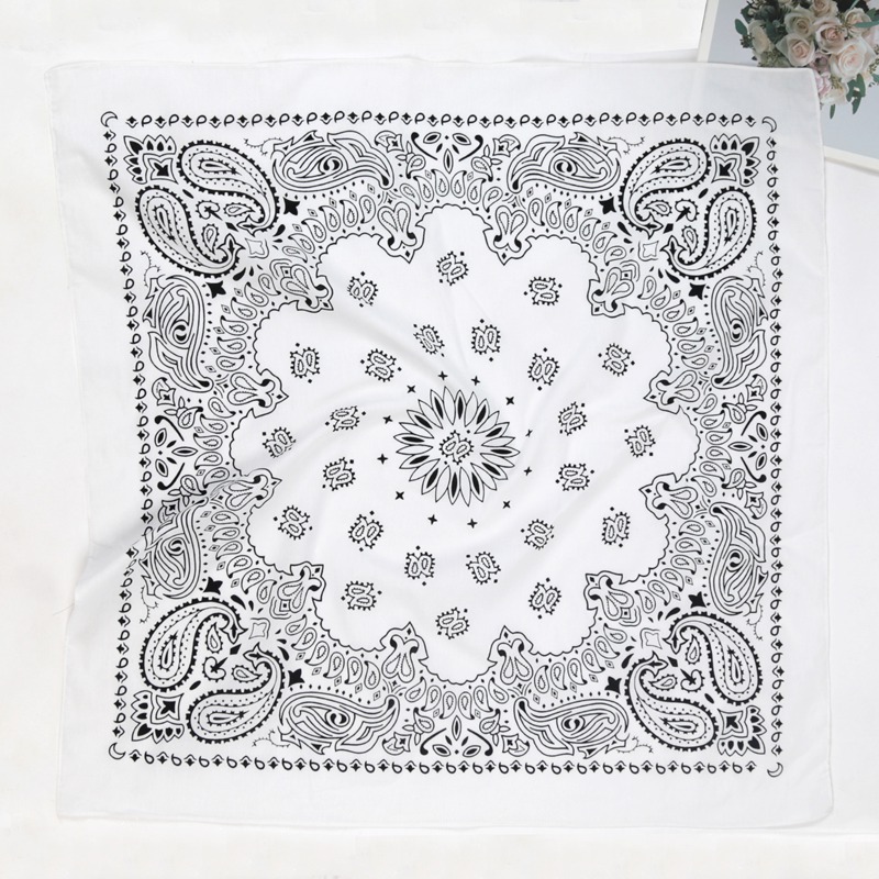 70*70cm Unisex Women 100% Cott - Bandana Cotton 评论和价格