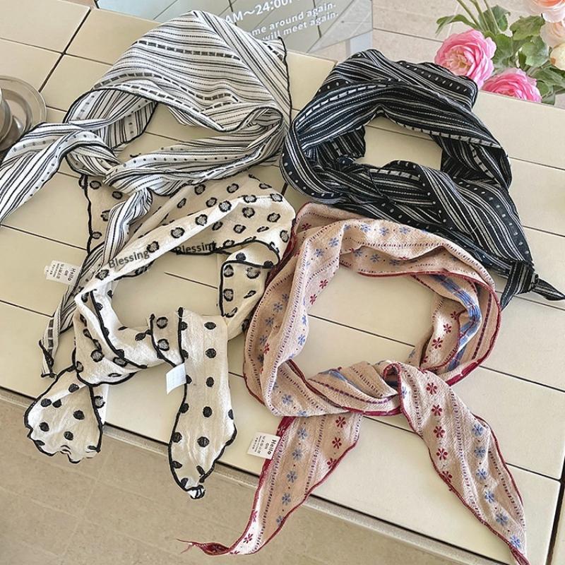 *1Pcs Soft Cotton Linen Triang - Bandana Cotton 评论和价格