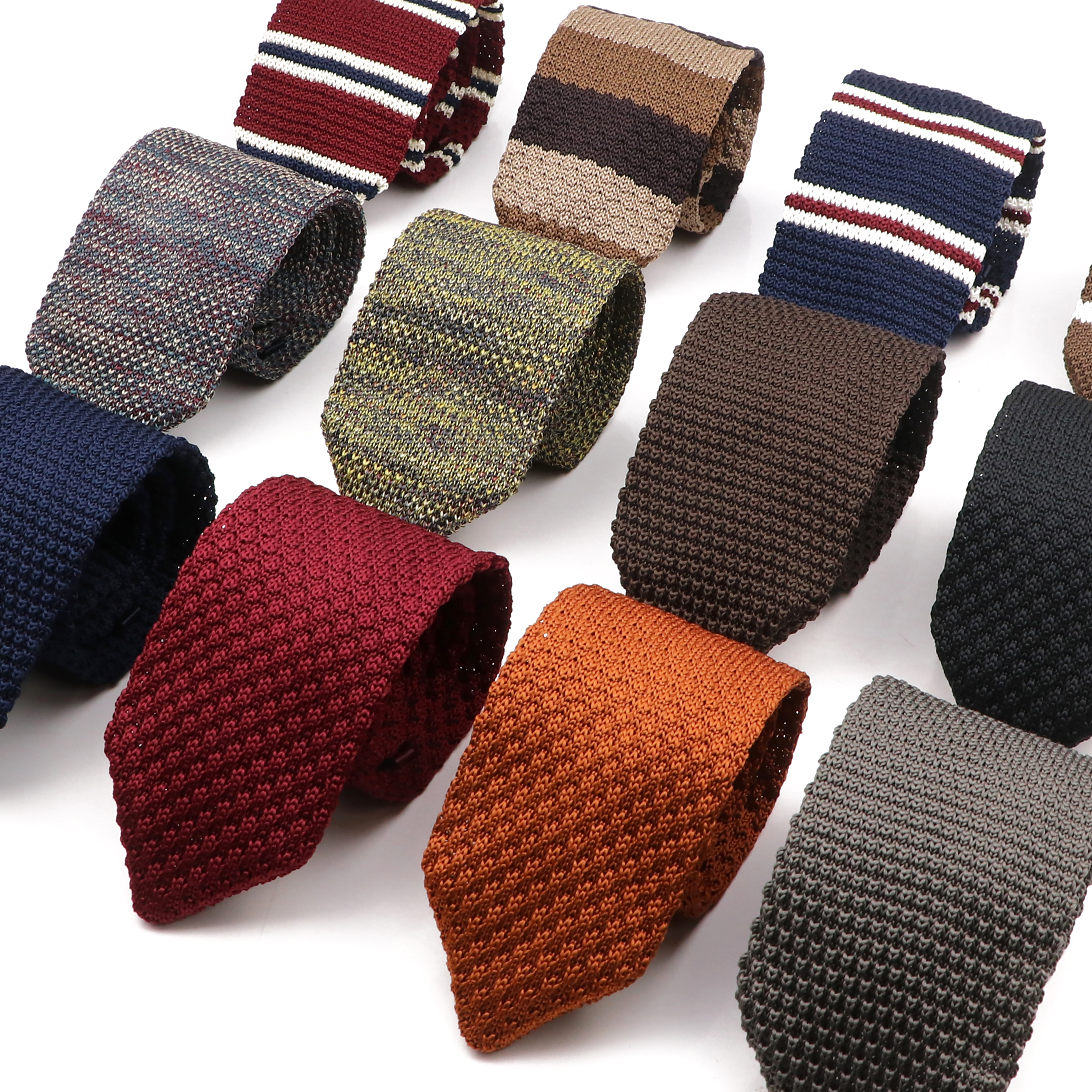 New Mens Knitted Ties Classic  - Skinny Tie Men 评论和价格