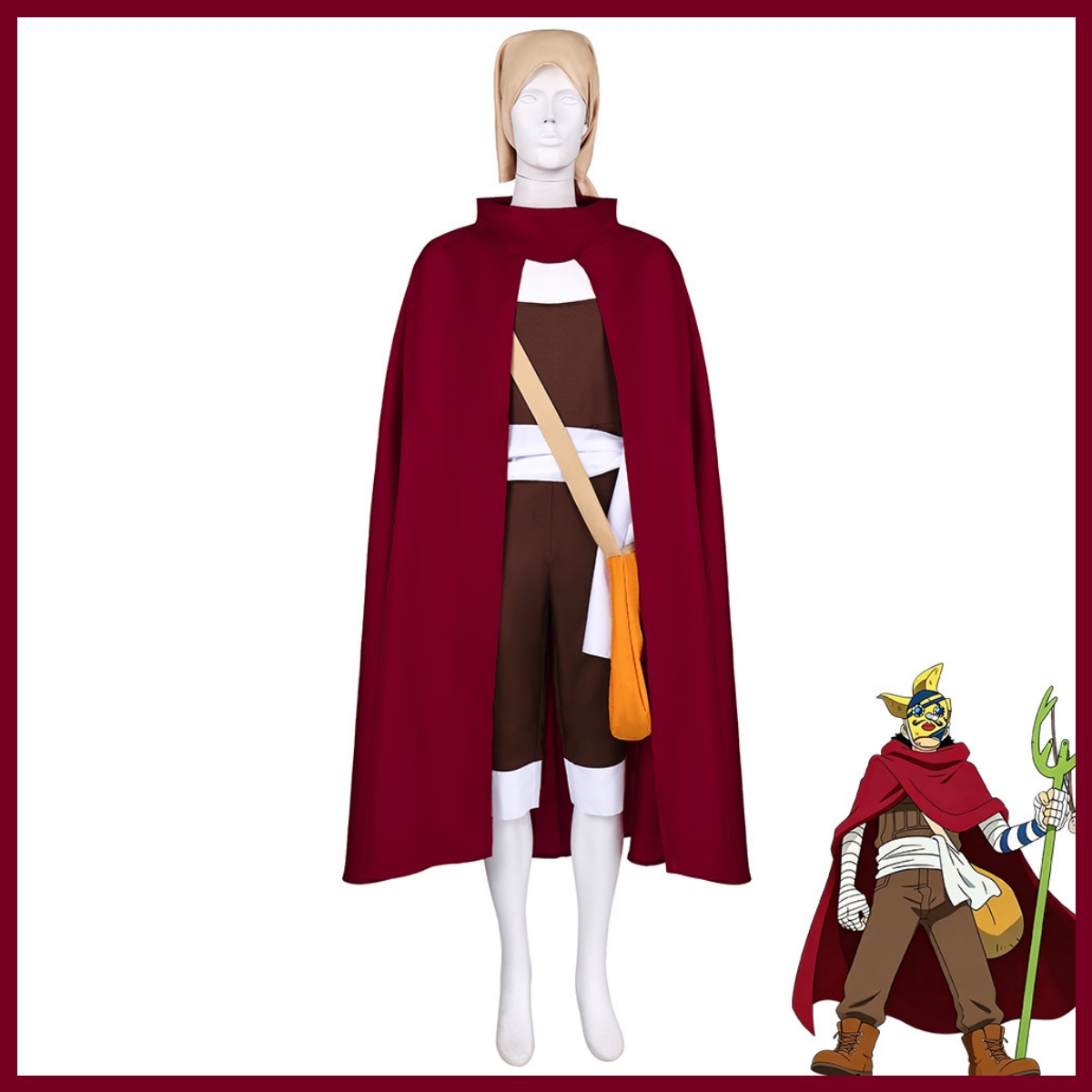 Anime East Blue Usopp Sogeking - Ascot Neck Scarf 评论和价格