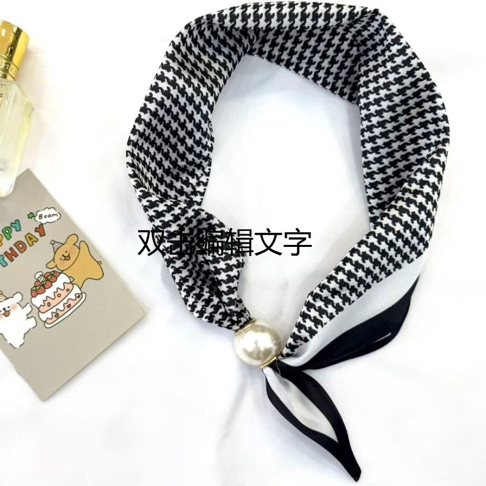 1 Women's Vintage Printed Sati - Ascot Neck Scarf 评论和价格