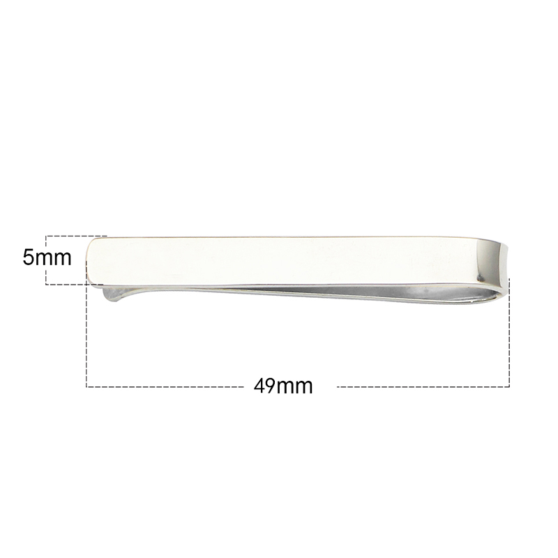 Beadsnice Pure 925 Sterling Si - Tie Clip Silver 评论和价格