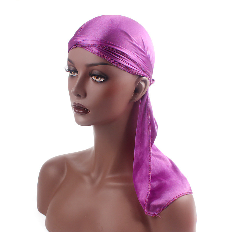 Satin Durag Women Men Headscar - Bandana Doo Rag 评论和价格