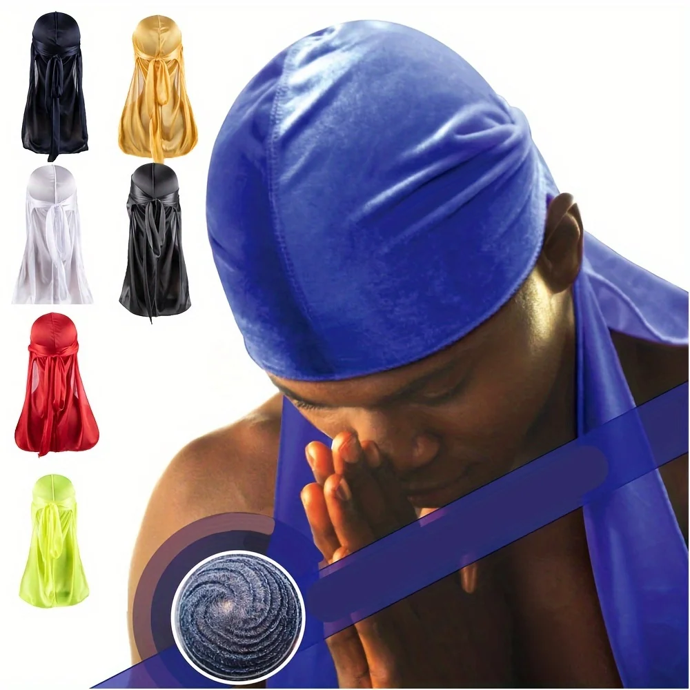 Men's Silk Durag Bonnet Bandan - Bandana Doo Rag 评论和价格