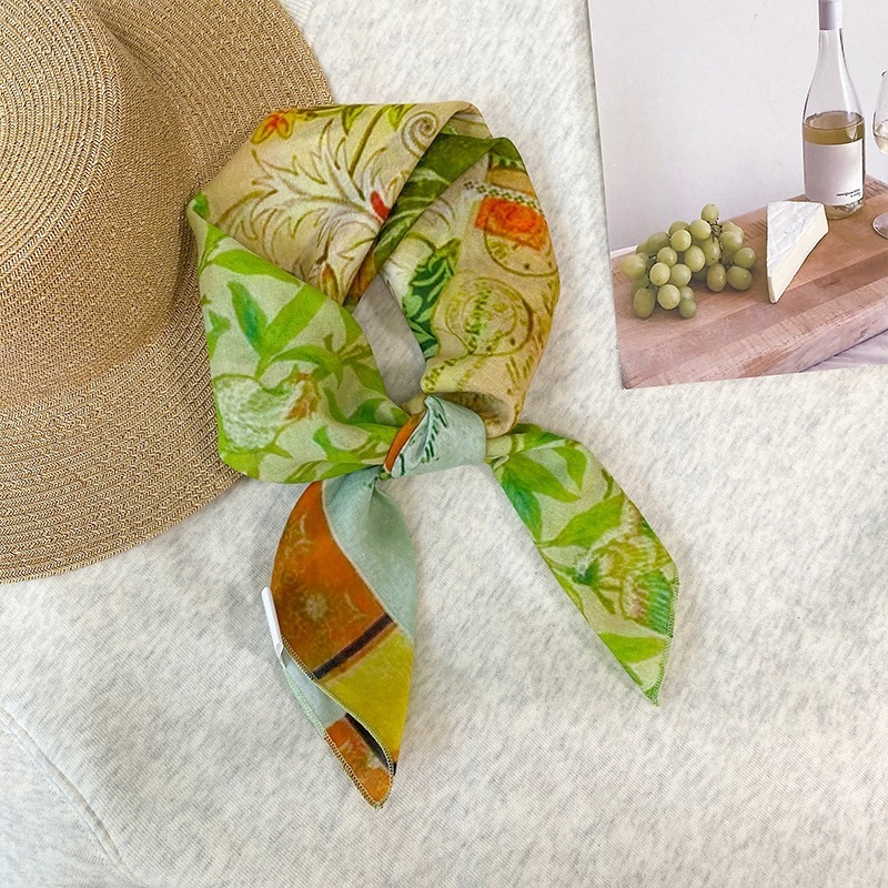 100% Cotton Square Scarf For W - Bandana Cotton 评论和价格