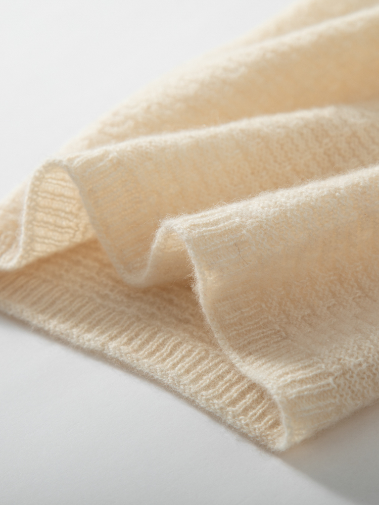 100% Pure Cashmere Waffle Knit - Infinity Scarf Knit 评论和价格