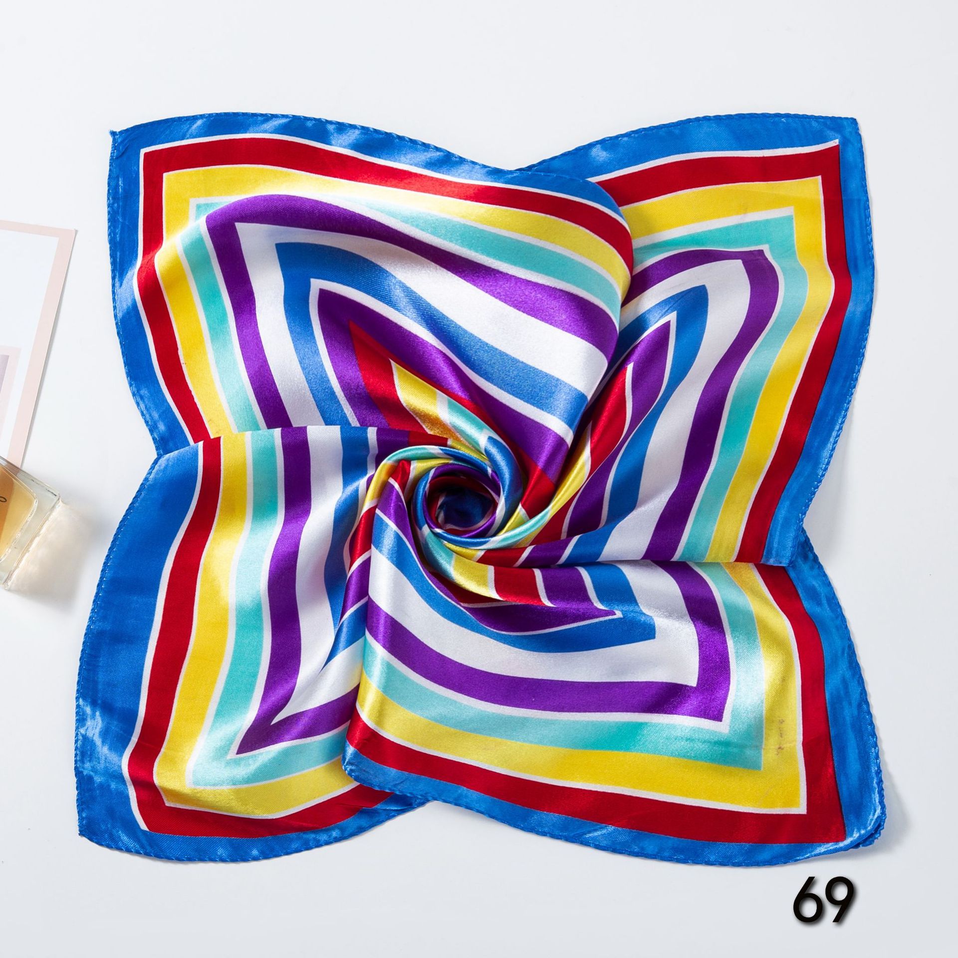 50*50cm Square Silk Scarves Sc - Ascot Neck Scarf 评论和价格