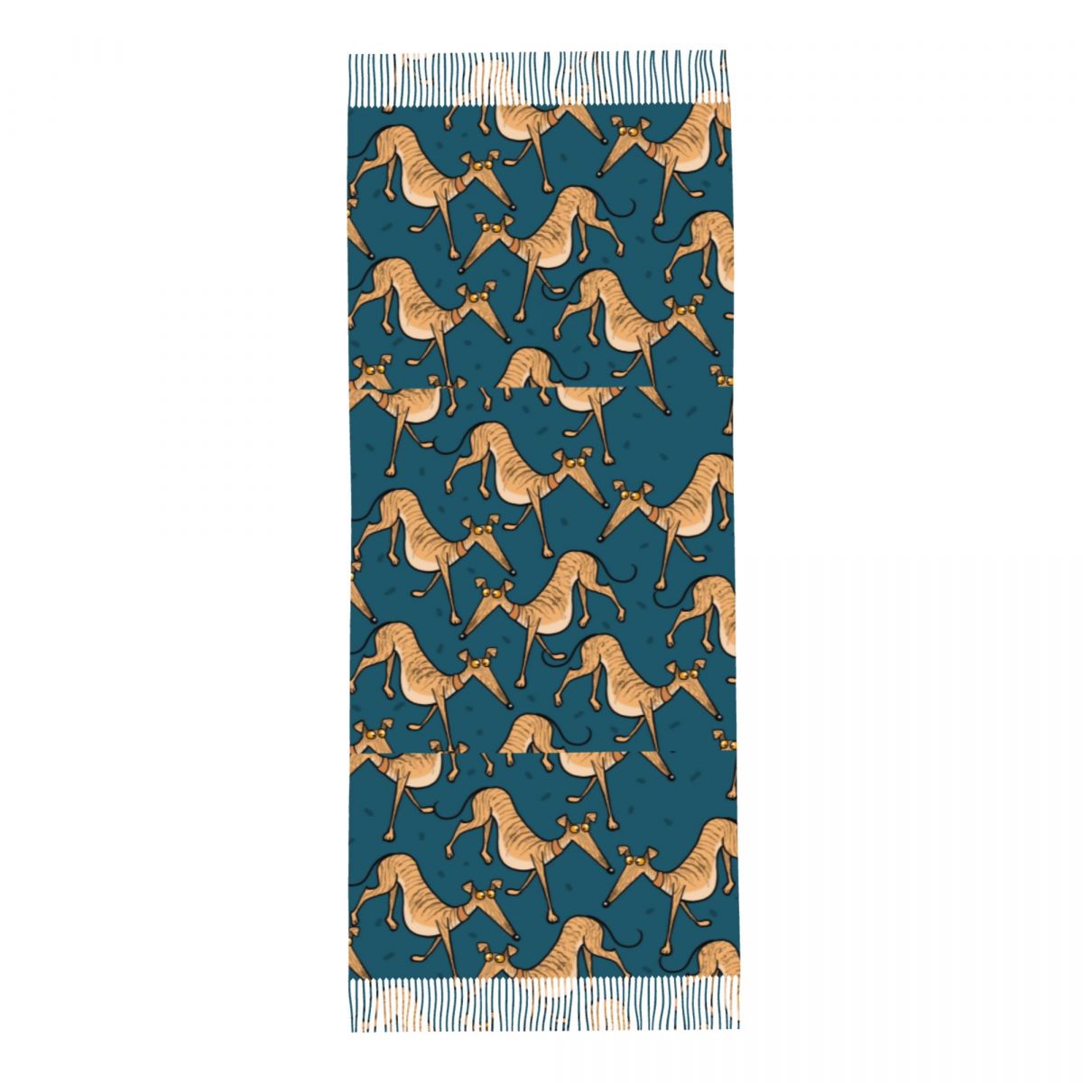 Greyhound Whippet Lurcher Dog  - Pashmina Wrap Large 评论和价格