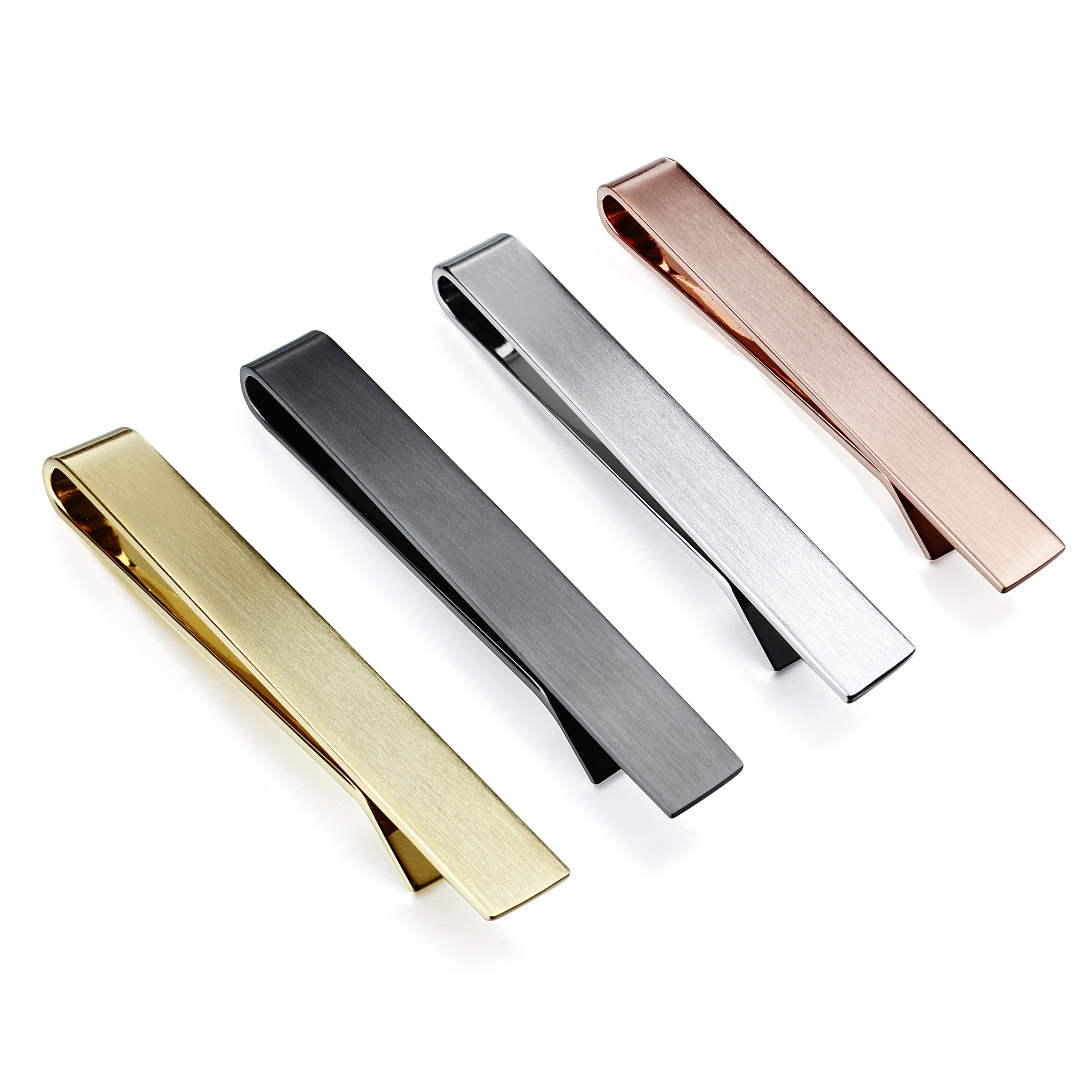HAWSON 2 in shiny and brushTie - Tie Bar Set Gift 评论和价格