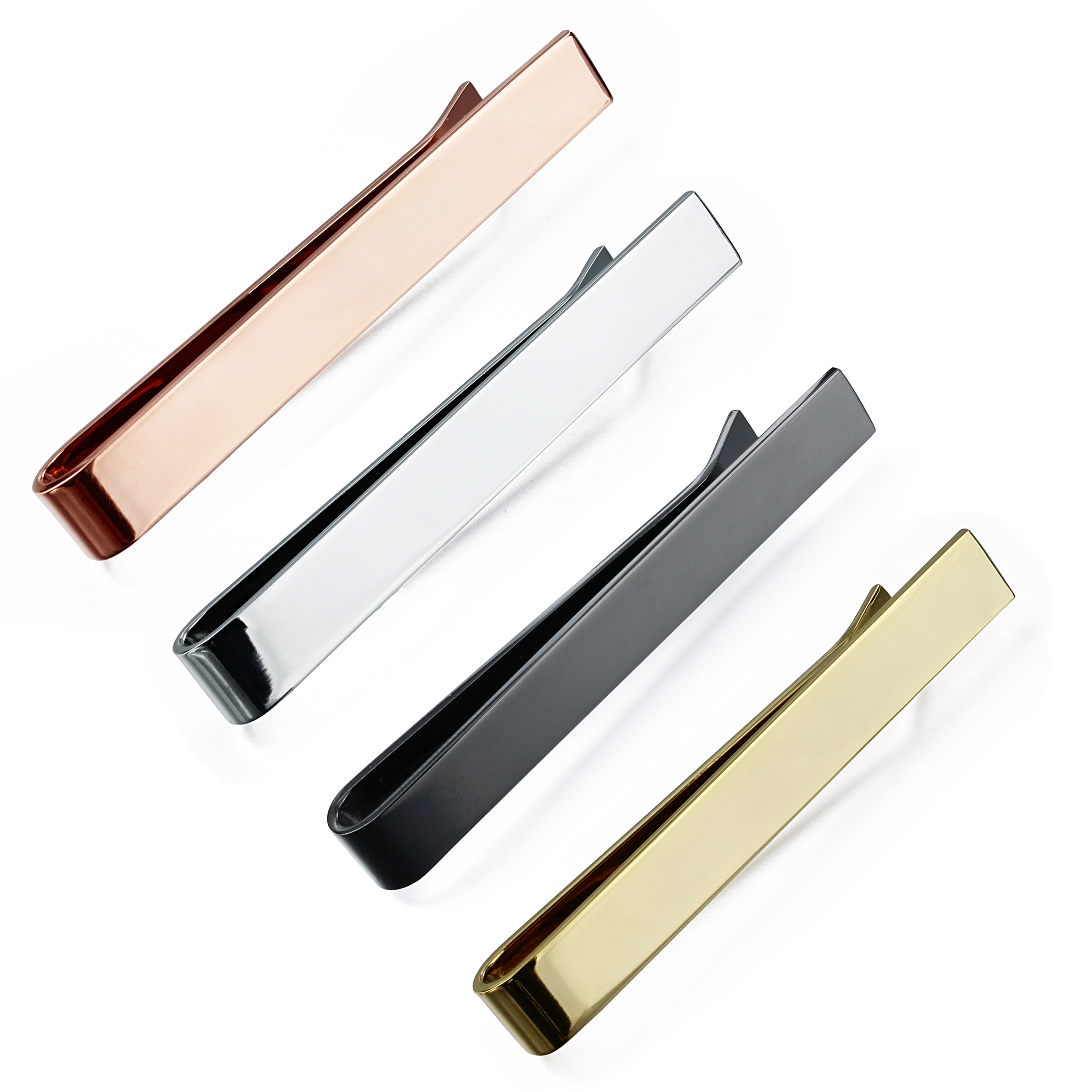 HAWSON 2 in shiny and brushTie - Tie Bar Set Gift 评论和价格