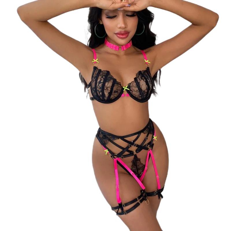 Bikini Fashion Sexy 6-Piece Se - Silk Tie Striped 评论和价格