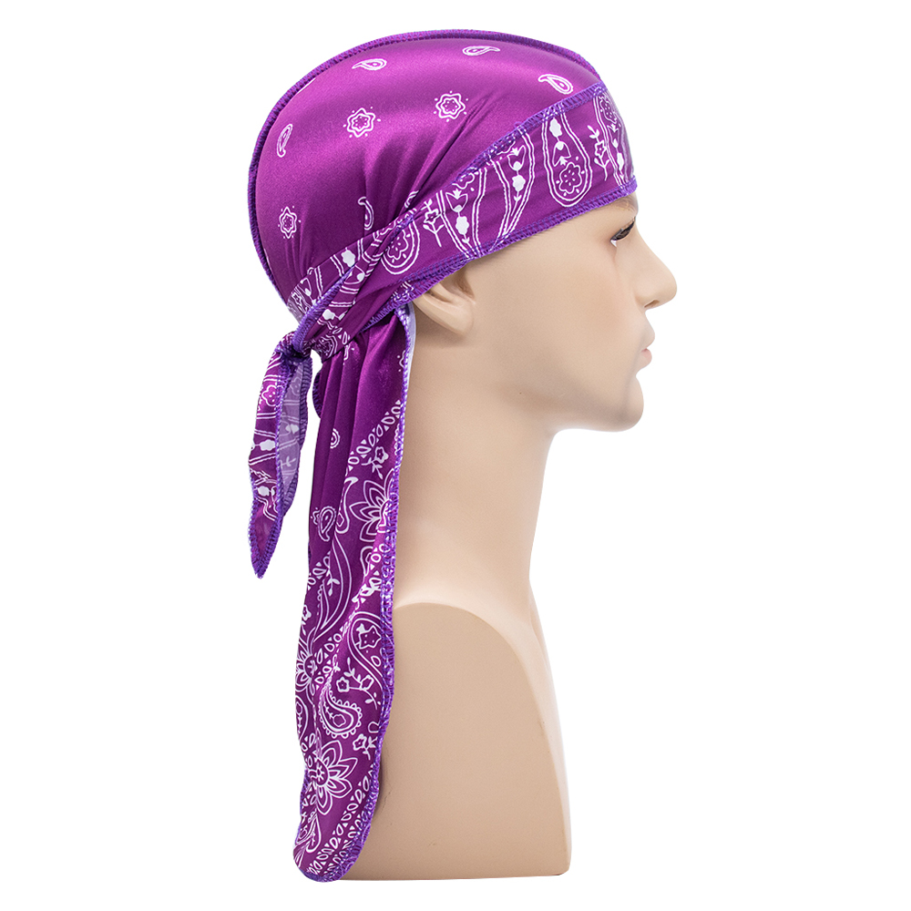 Long Tail Silky Scarf Muslim U - Bandana Doo Rag 评论和价格