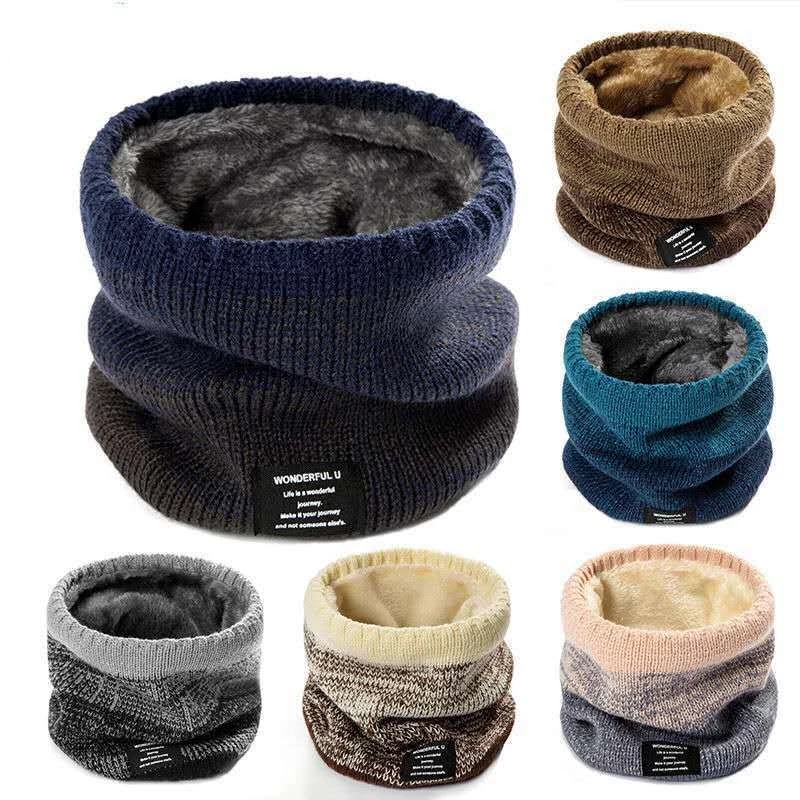 Winter Scarf for Men Fleece Ri - Handkerchief Cotton Men 评论和价格