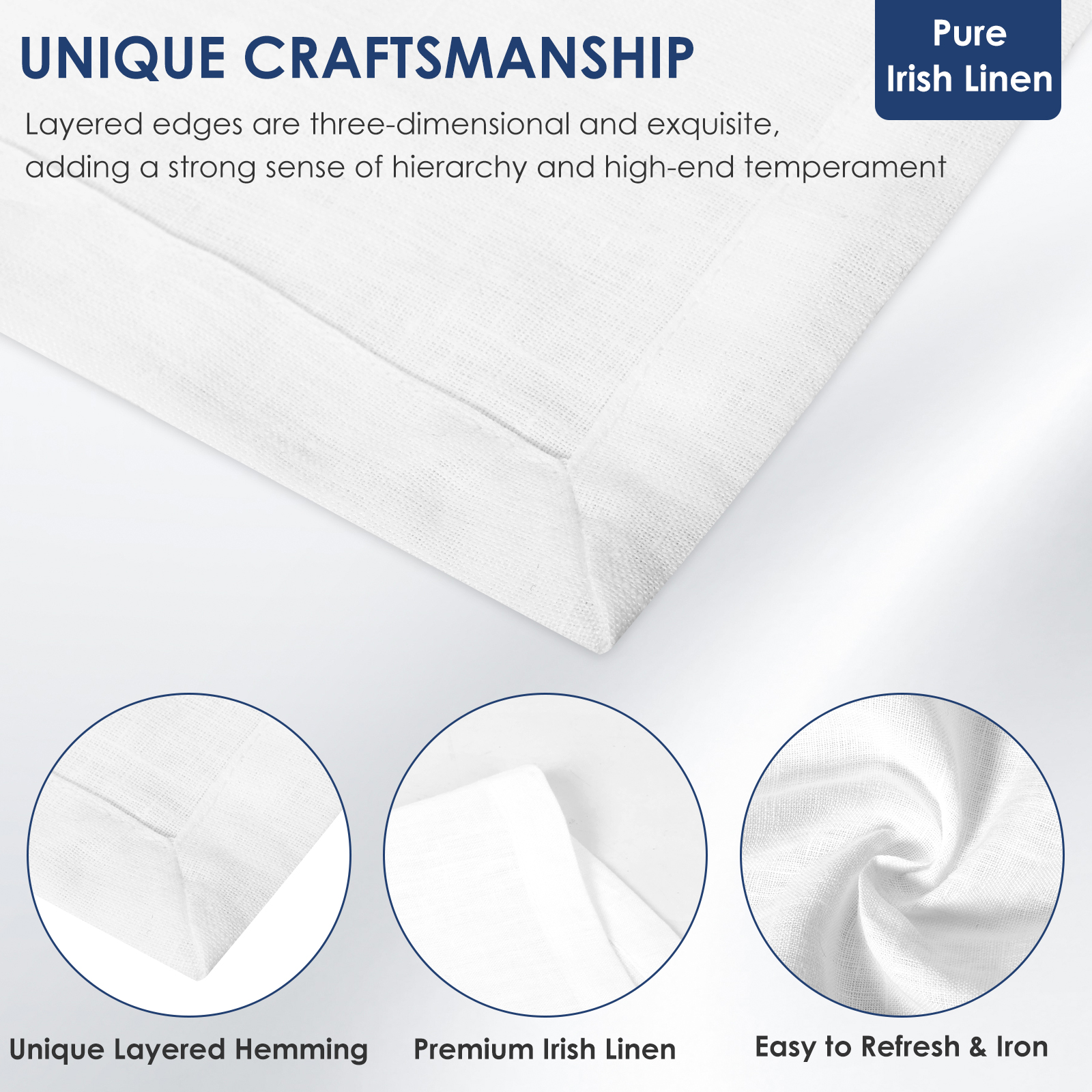 30cm Linen Handkerchief 12/6Pc - Handkerchief Cotton Men 评论和价格
