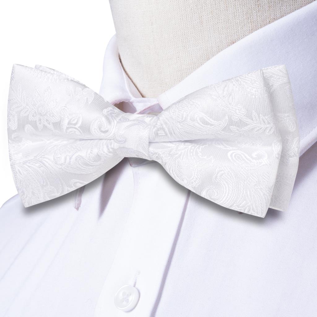 Hi-Tie Mens Bow Tie Hanky Cuff - Bow Tie Pre Tied 评论和价格
