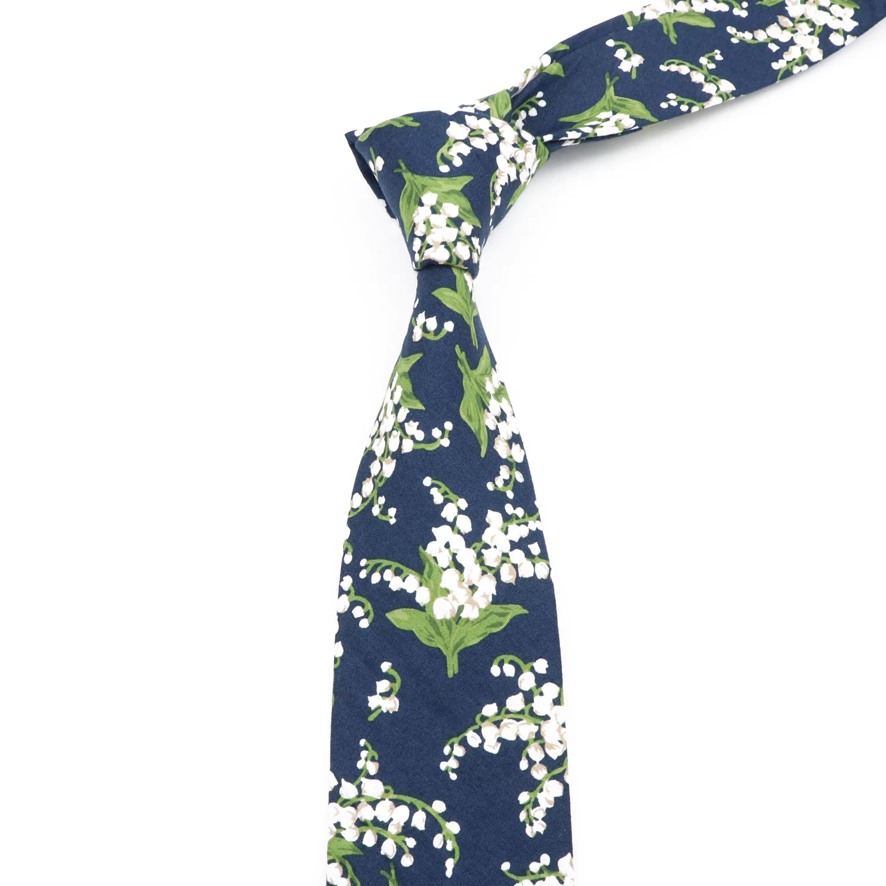 New Elegant Floral Tie For Men - Skinny Tie Men 评论和价格