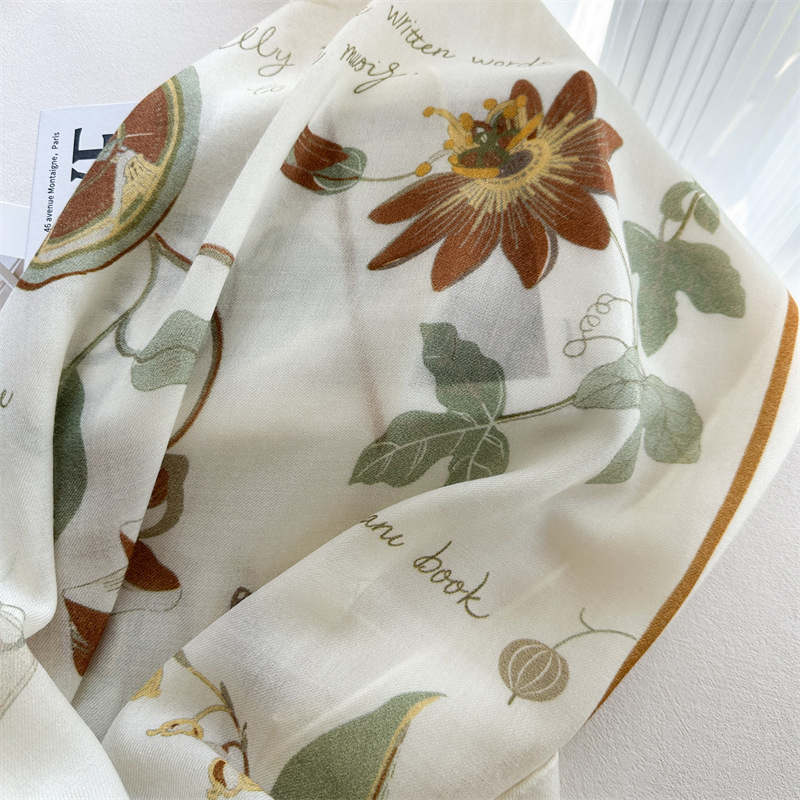 100% Wool Scarf Female Luxury  - Pashmina Wrap Large 评论和价格