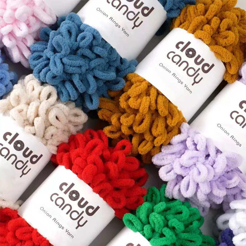 100g/Roll Finger Loop Yarn Thr - Woven Scarf Blanket 评论和价格