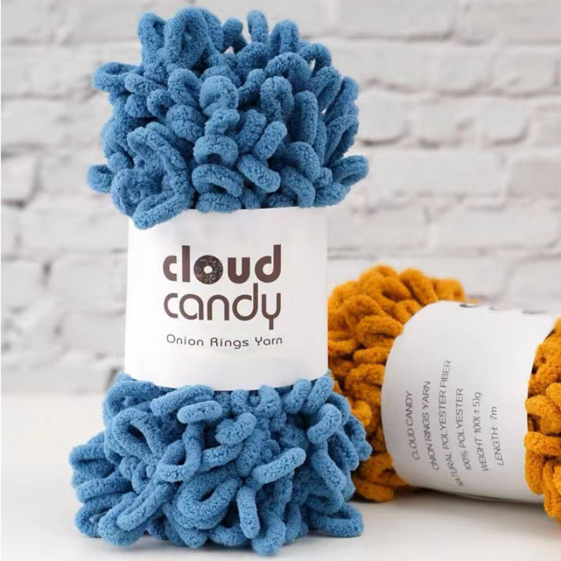 100g/Roll Finger Loop Yarn Thr - Woven Scarf Blanket 评论和价格