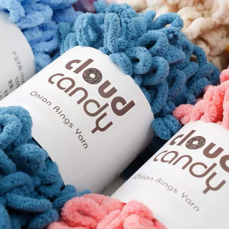 100g/Roll Finger Loop Yarn Thr - Woven Scarf Blanket 评论和价格