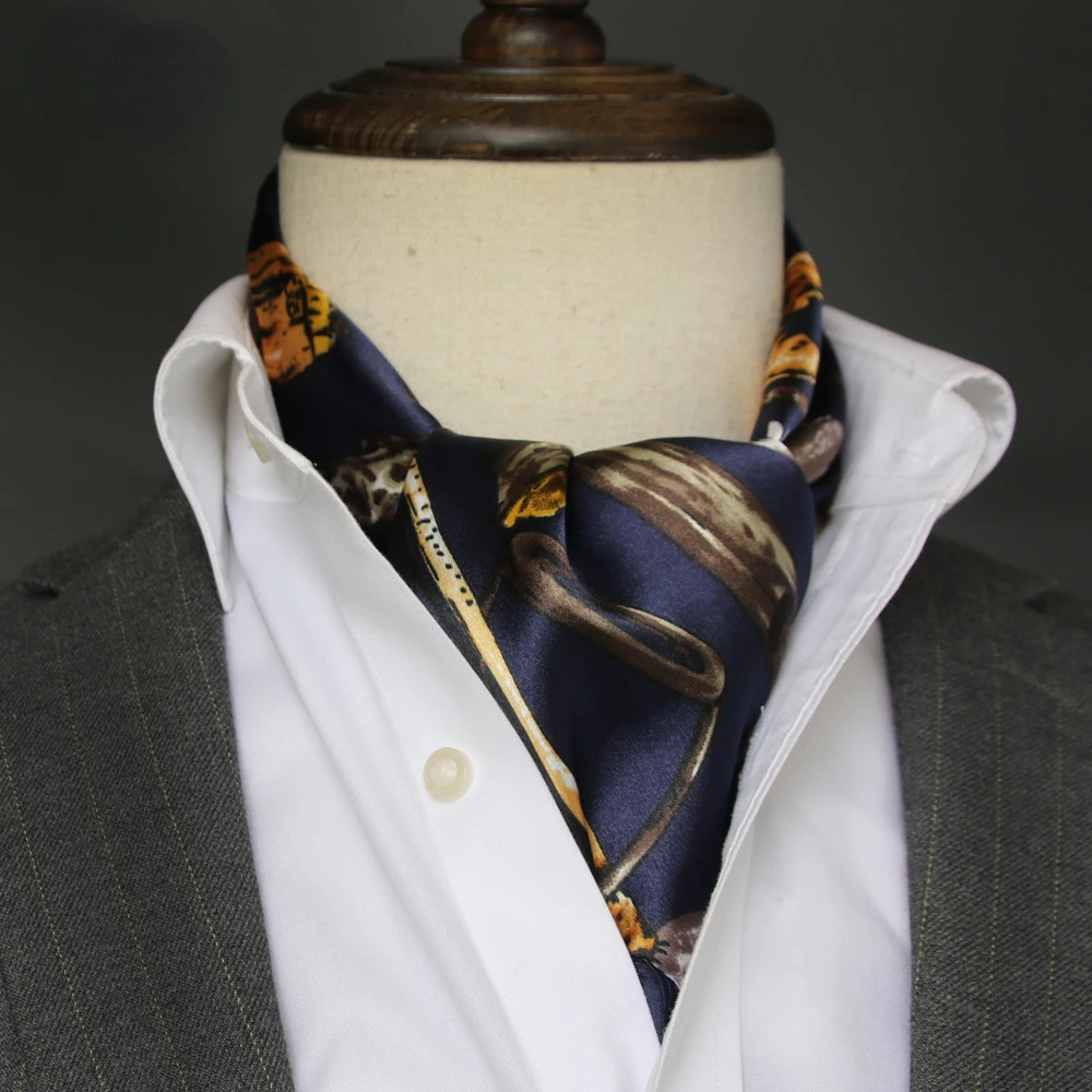 British Men's Silk Scarf Small - Bandana Cotton 评论和价格