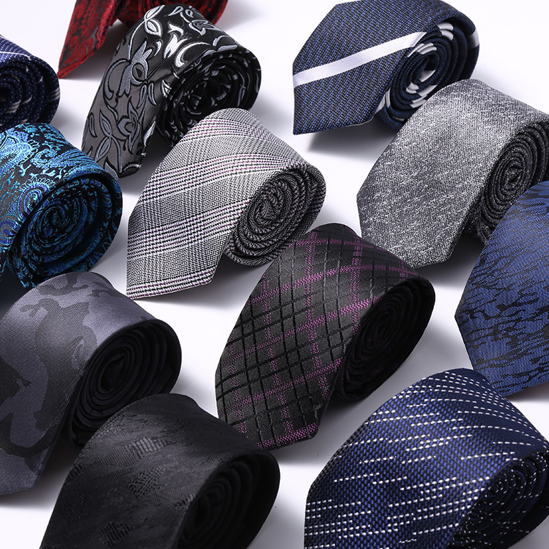 Luxury Skinny 6CM Mens Necktie - Skinny Tie Men 评论和价格