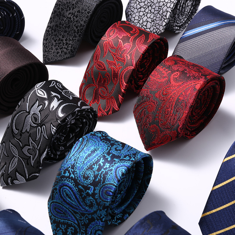 Luxury Skinny 6CM Mens Necktie - Skinny Tie Men 评论和价格