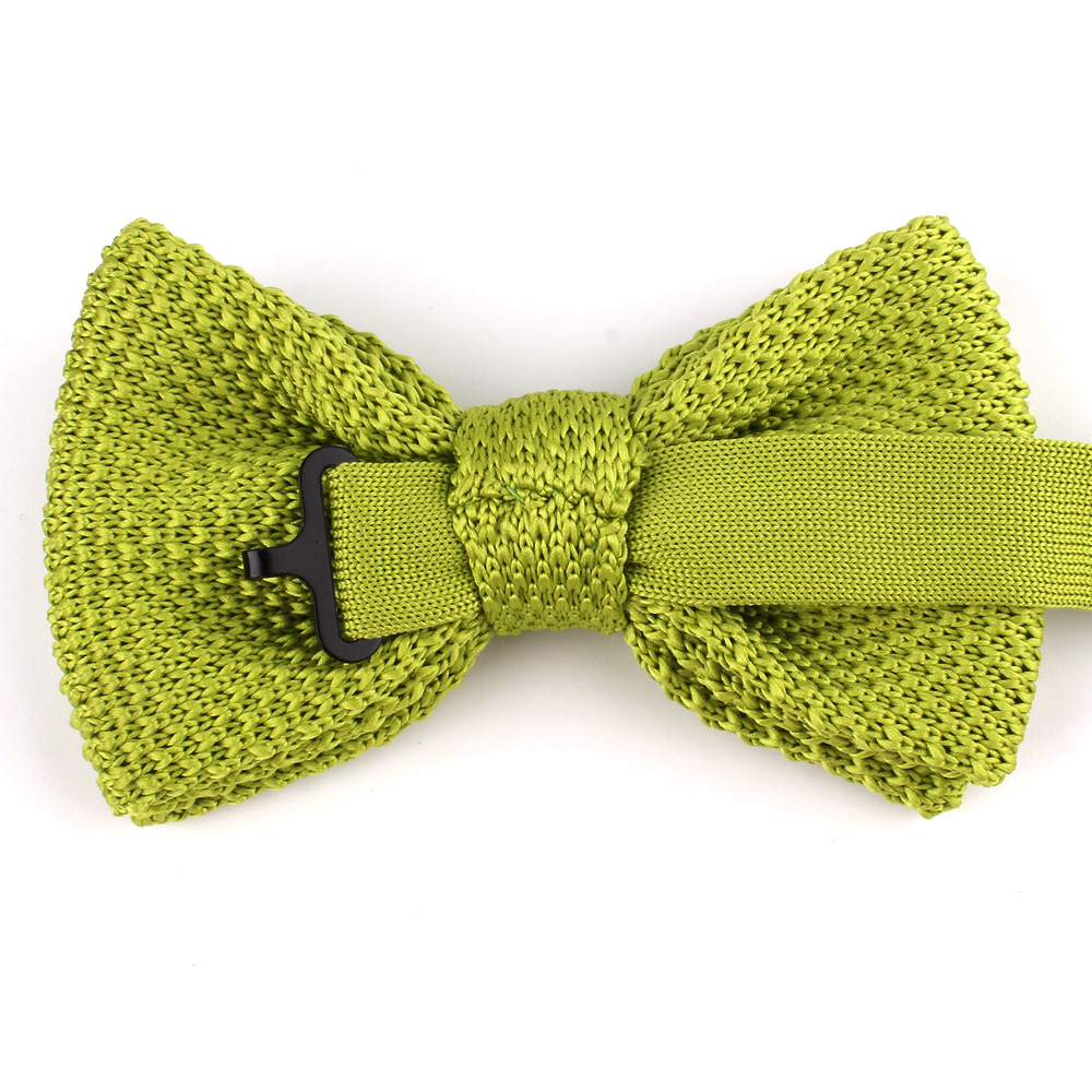 New Men Solid Knitted Bowtie B - Bow Tie Pre Tied 评论和价格