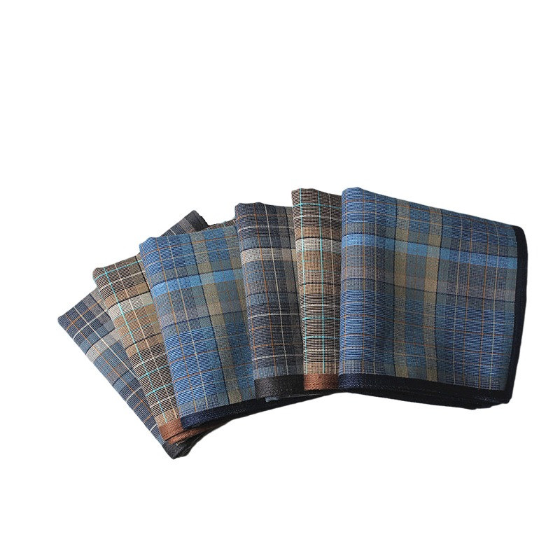 3Pcs 40x40cm 100% Cotton Retro - Handkerchief Cotton Men 评论和价格