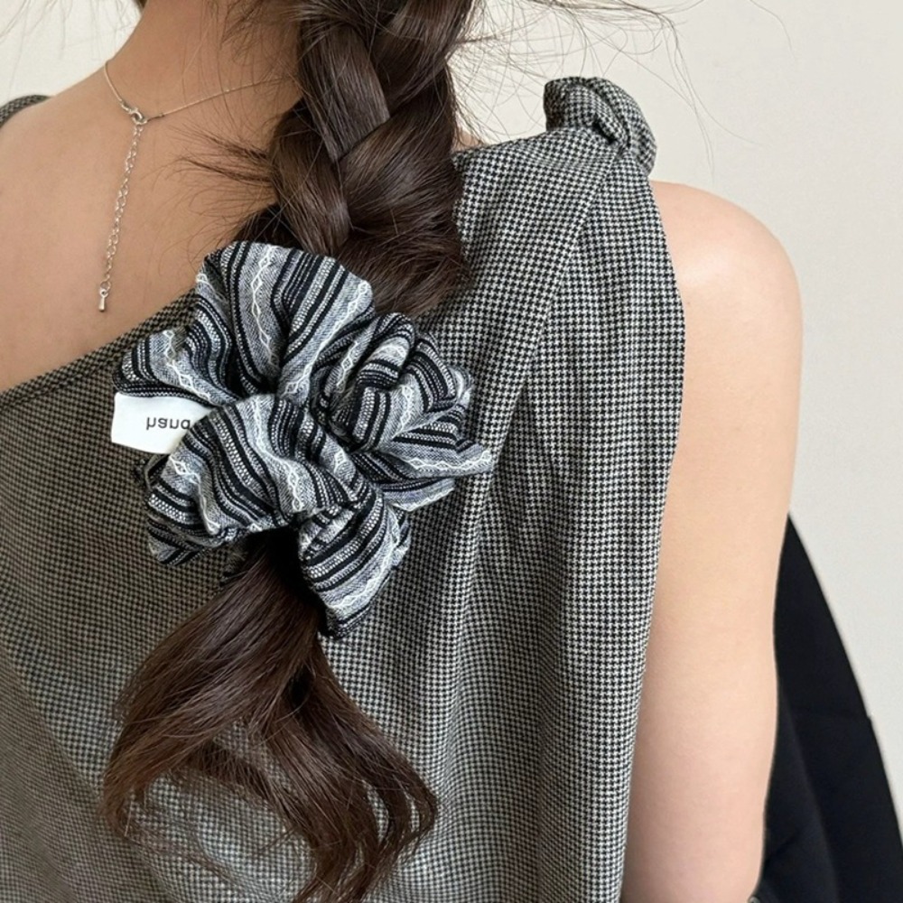 2025 Korea Fashion Stripe Hair - Silk Tie Striped 评论和价格