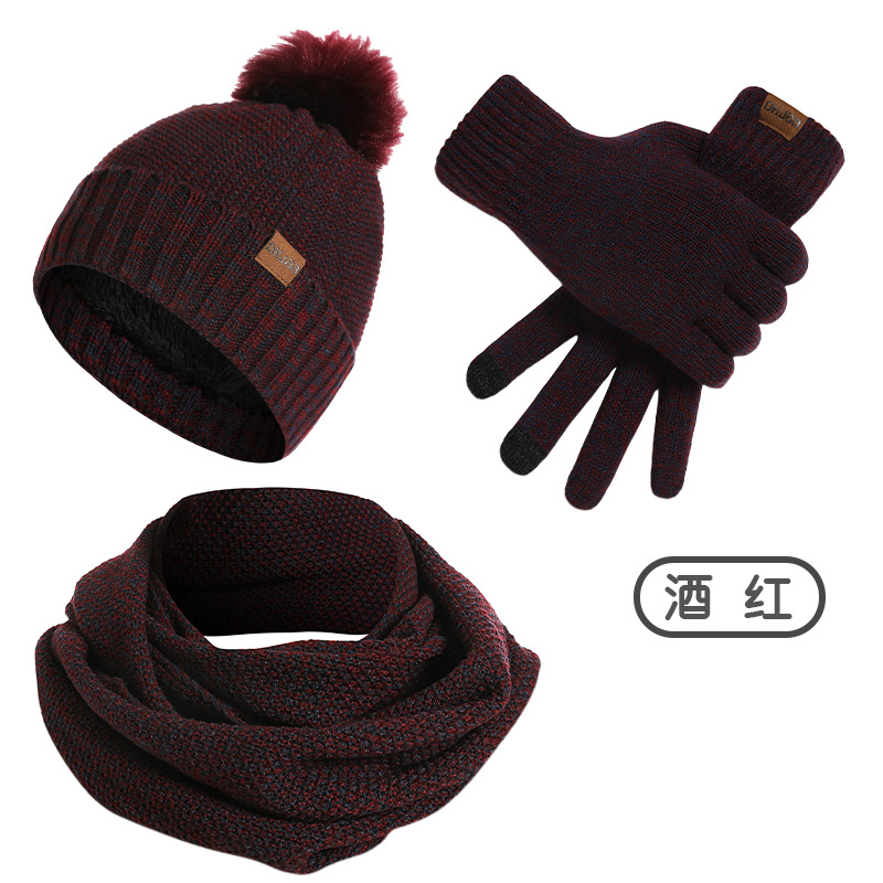 Women Winter 3Pcs Fleece Lined - Infinity Scarf Knit 评论和价格