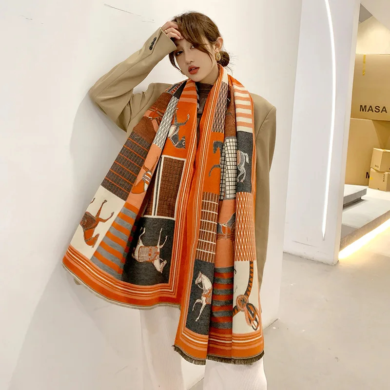 2024 New Luxury Winter Cashmer - Woven Scarf Blanket 评论和价格