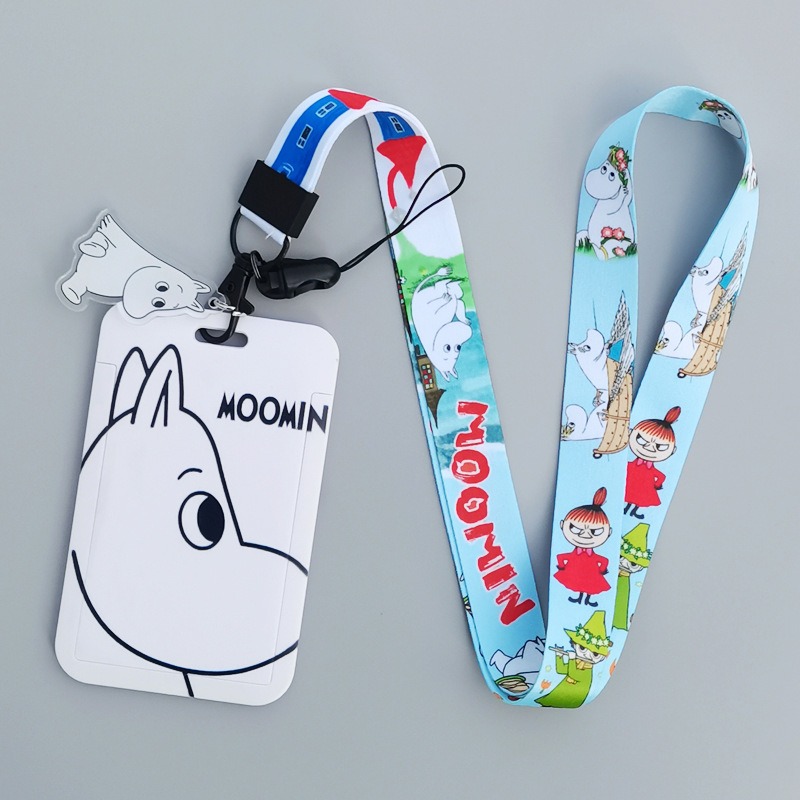 Moomin Cartoon Hard Card Holde - Lanyard Badge Holder 评论和价格