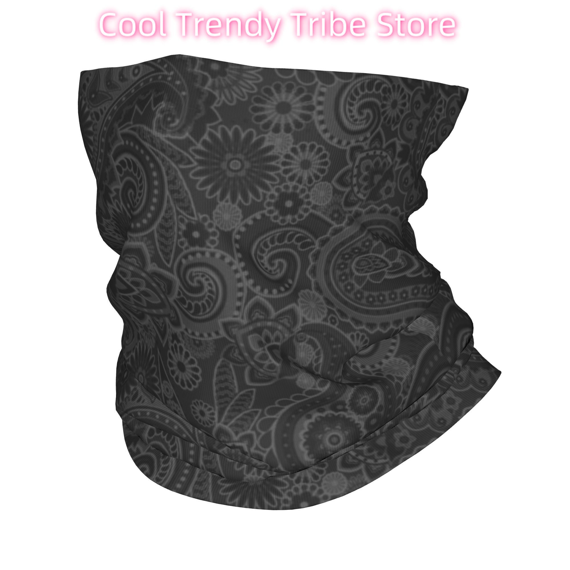 Custom Paisley Chicano Bandana - Neck Warmer Tube 评论和价格