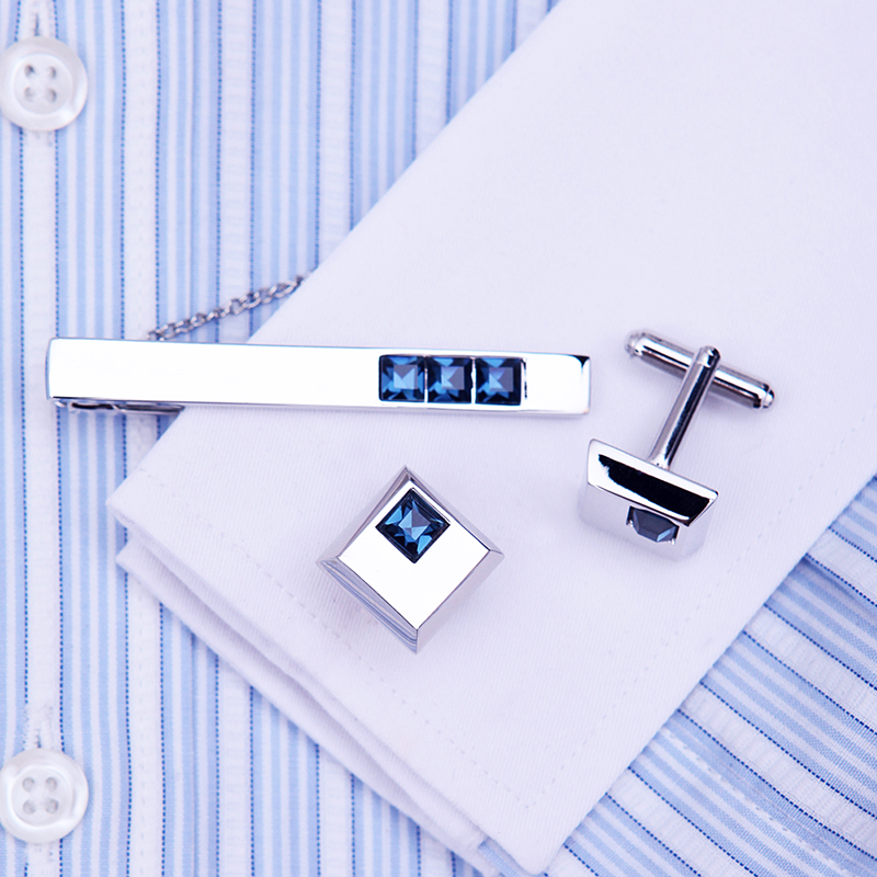 KFLK High Quality Cuff links n - Tie Bar Set Gift 评论和价格