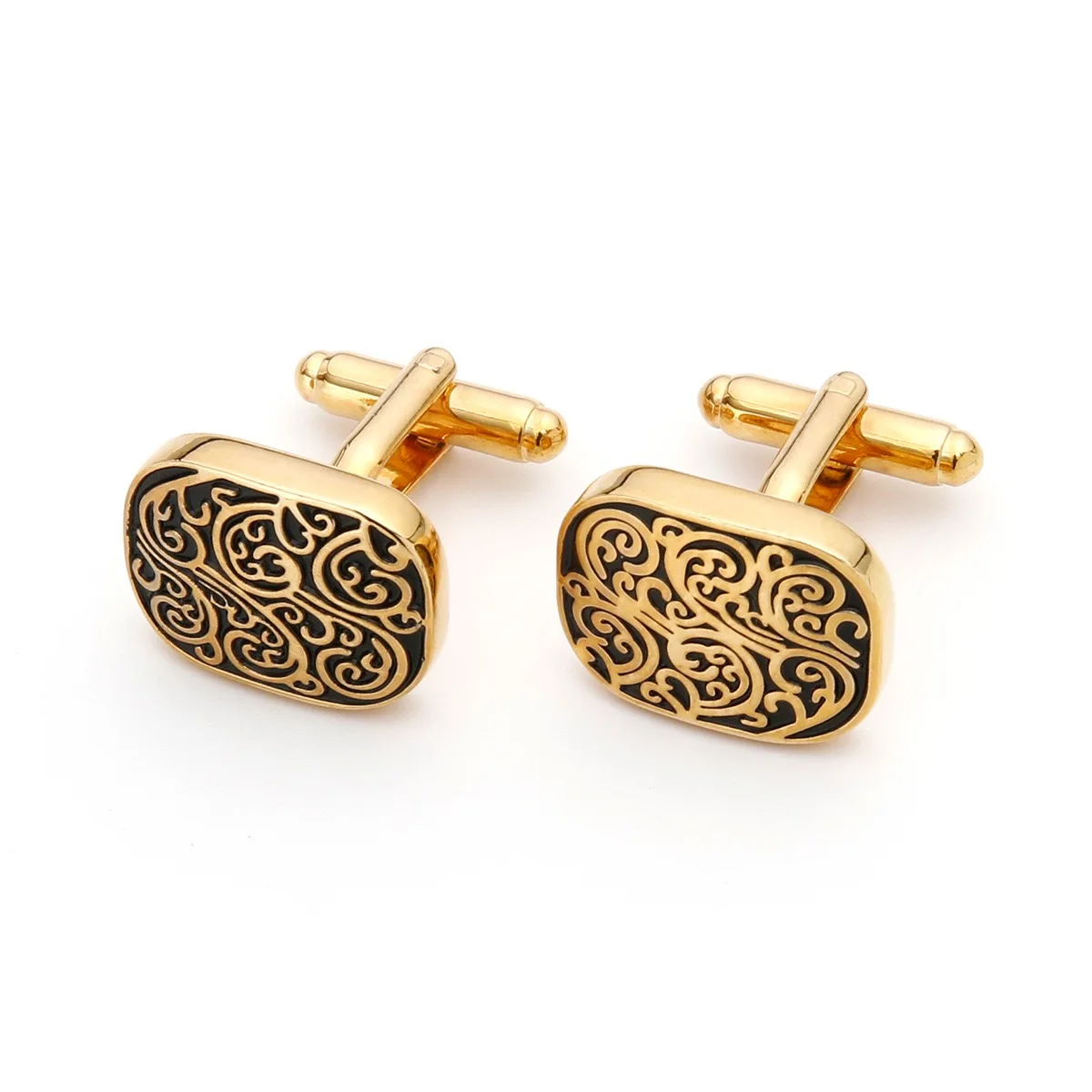 High Quality Gold Cufflinks Vi - Tie Clip Silver 评论和价格