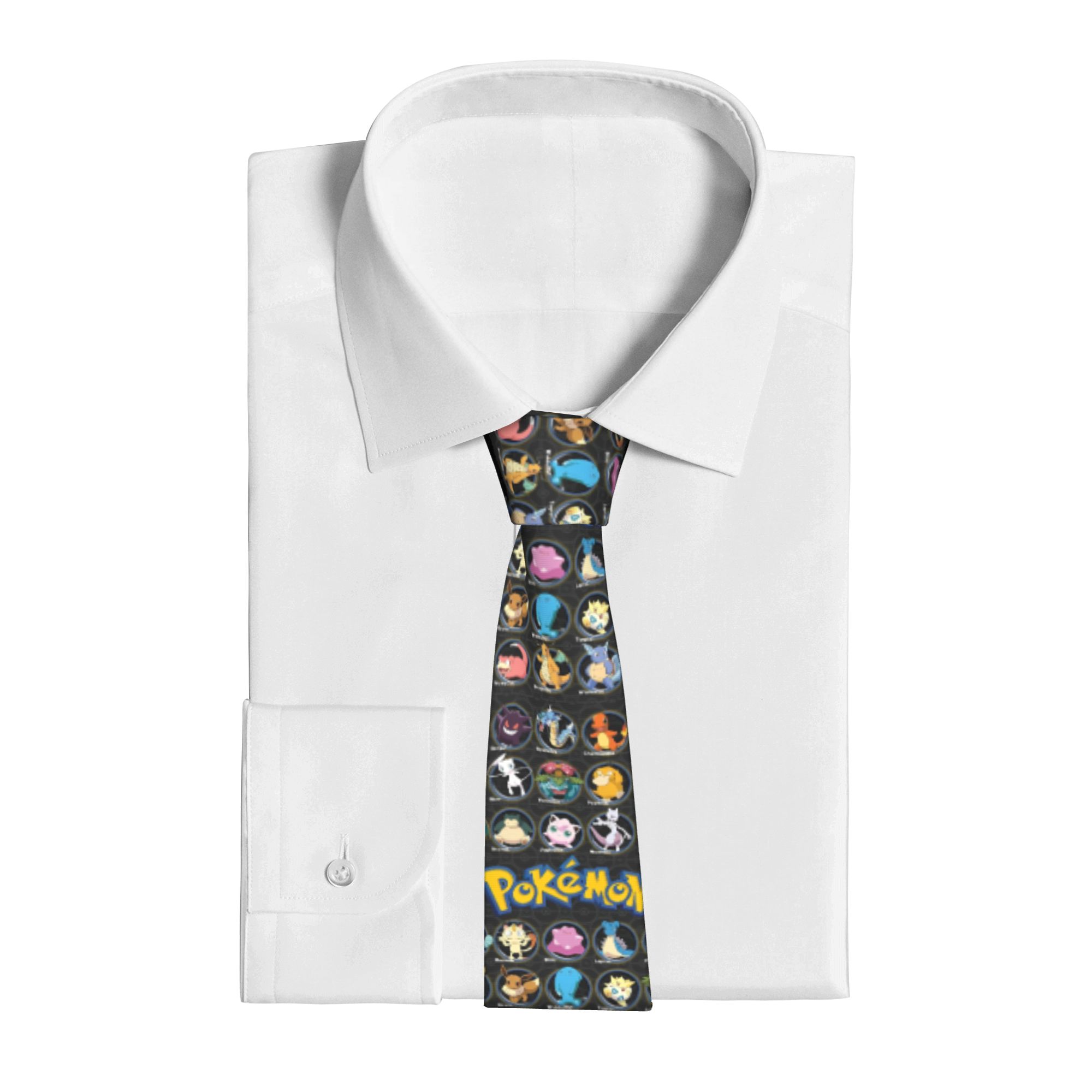 Cartoon Pokemon Characters Nec - Skinny Tie Men 评论和价格