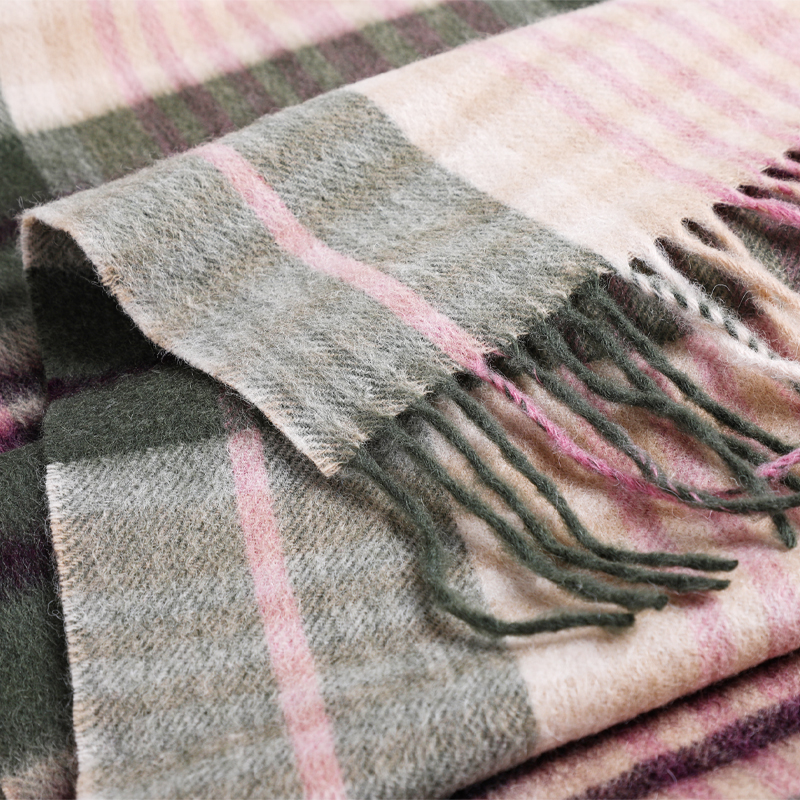 Women Warm classic lattice Sca - Muffler Men Wool 评论和价格