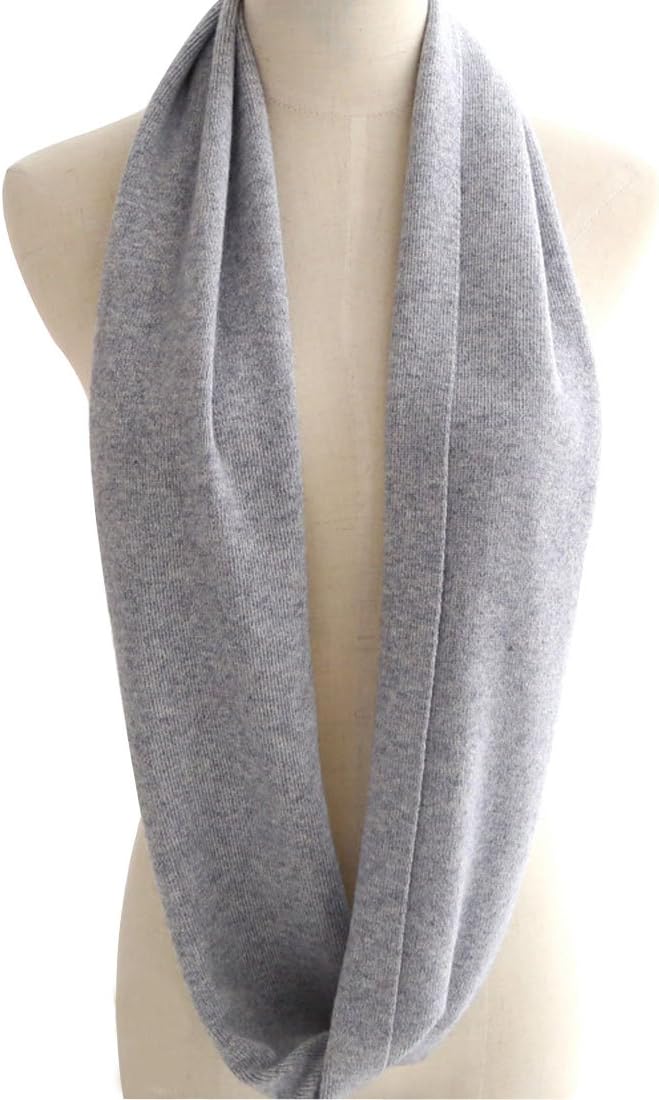 Unisex Soft Cashmere Solid Inf - Infinity Scarf Knit 评论和价格