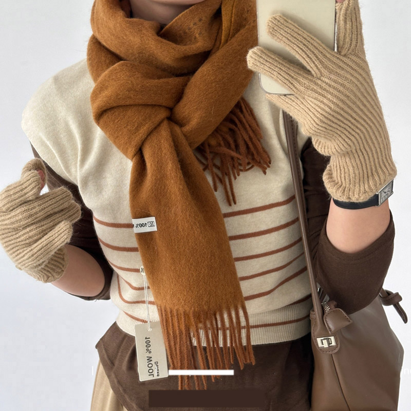 Elegant Good Quality 100% Wool - Muffler Men Wool 评论和价格